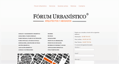 Desktop Screenshot of forumurbanistico.com